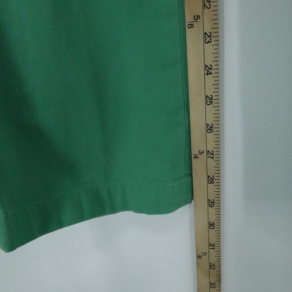Polo Ralph Lauren Pants Mens 32x32 Green Classic Fit Chino Flat Front Casual - Picture 11 of 14